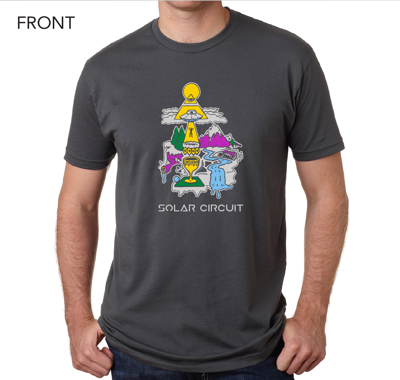 T-Shirt: Abduction [Grey, Unisex]