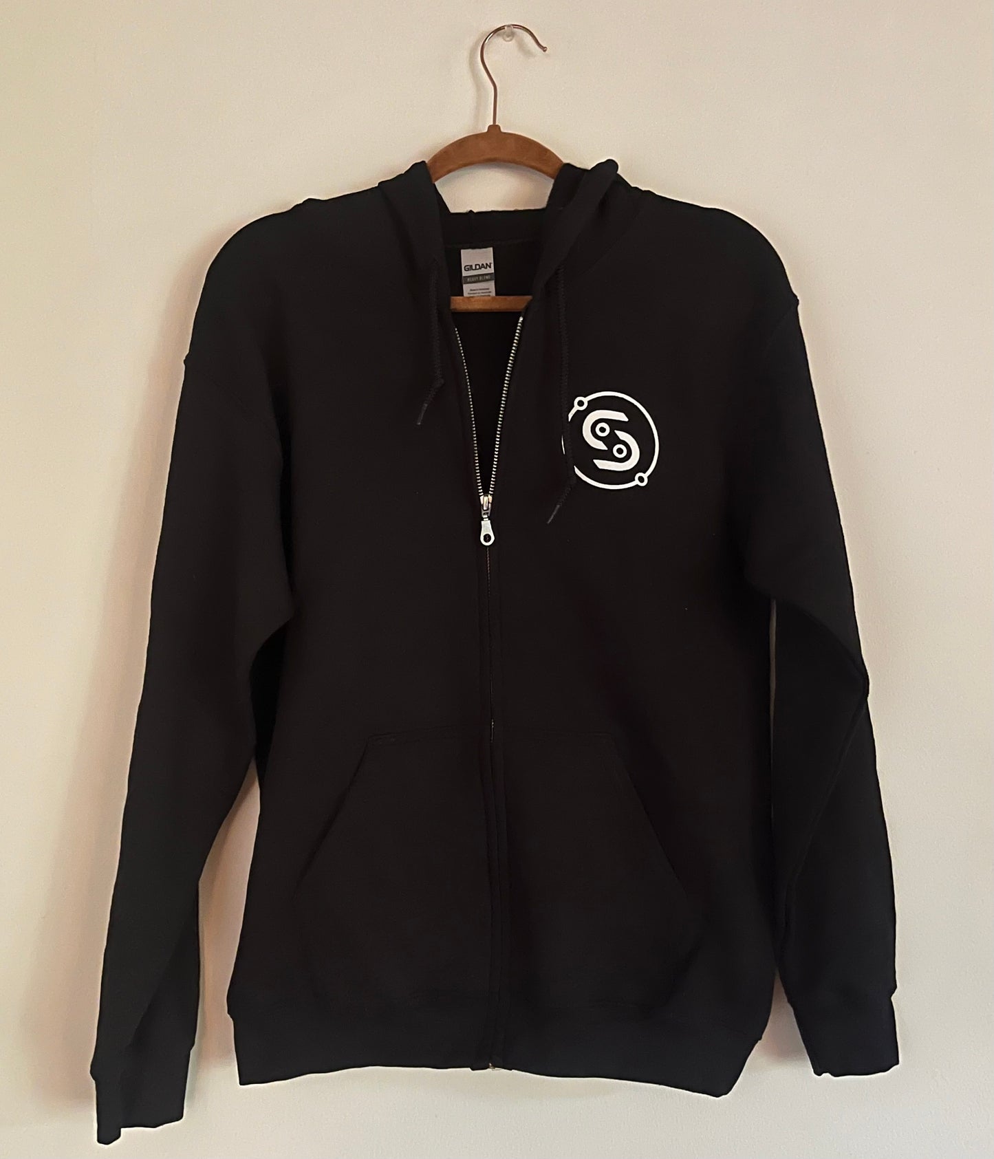 Zip-Up Hoodie: Nektar [Black, Unisex]