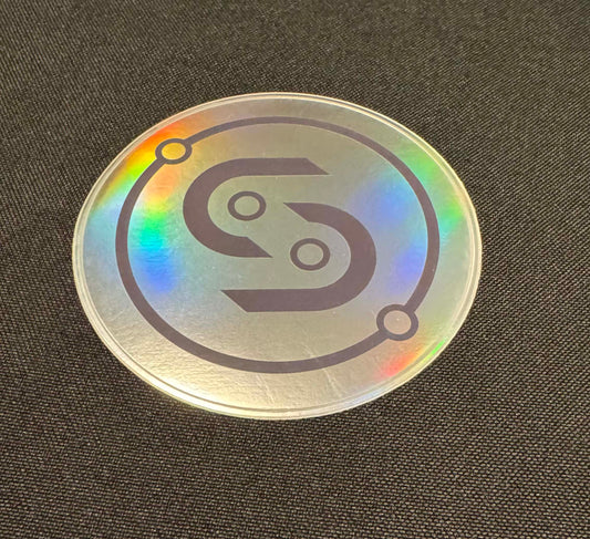 Sticker: SC Circle Logo Holographic