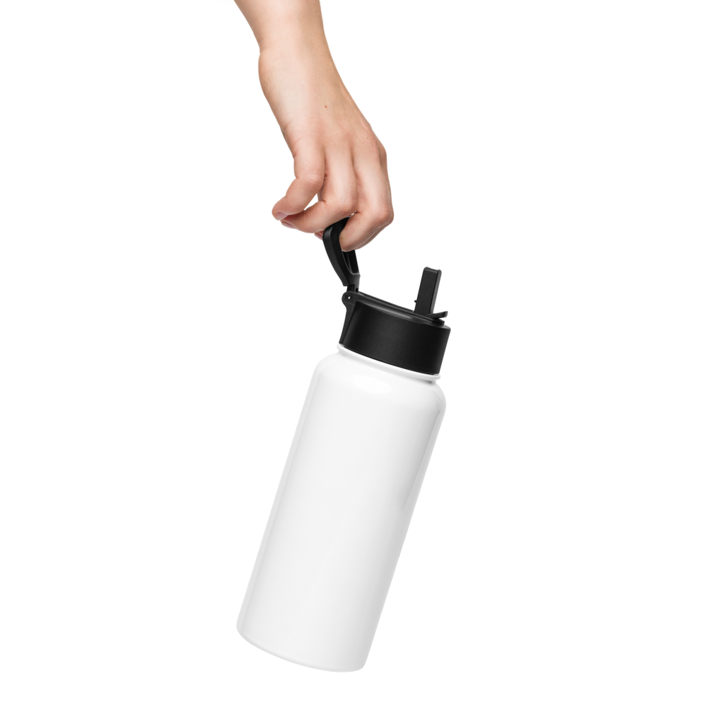 Strange Soiree: Stainless Steel Water Bottle [White]