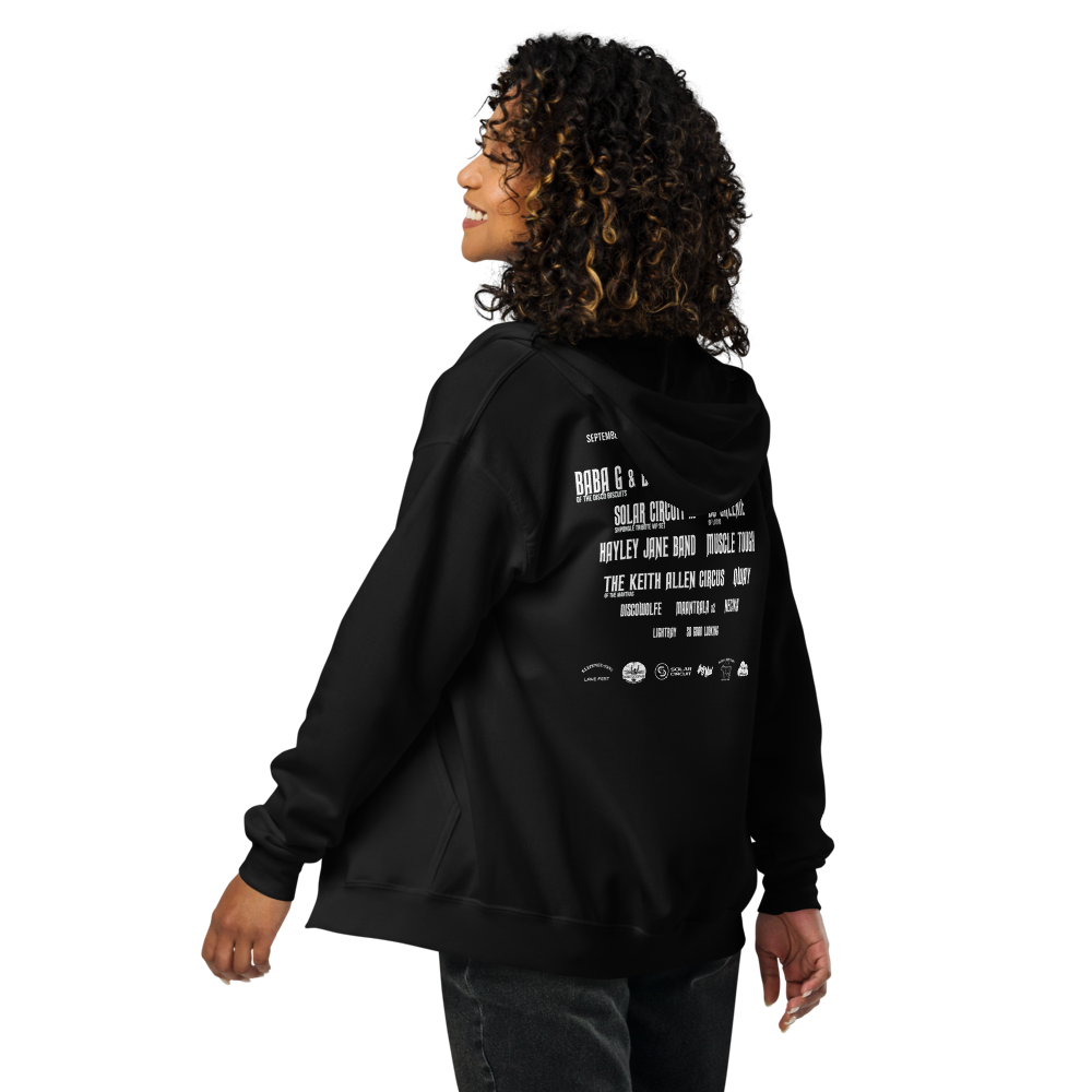 Strange Soiree: Zip-Up Hoodie [Black]