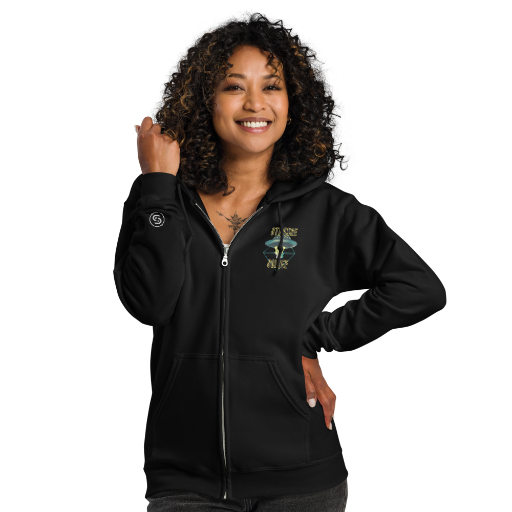Strange Soiree: Zip-Up Hoodie [Black]