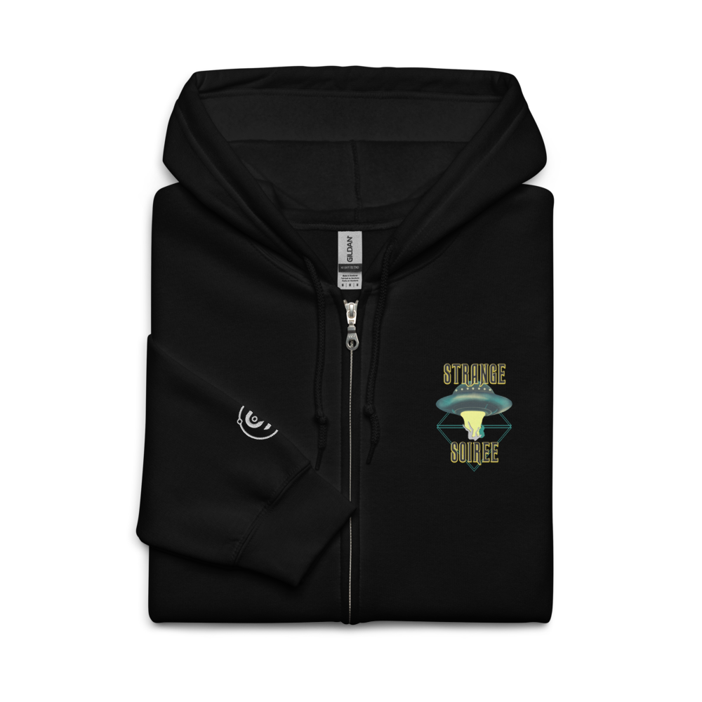 Strange Soiree: Zip-Up Hoodie [Black]
