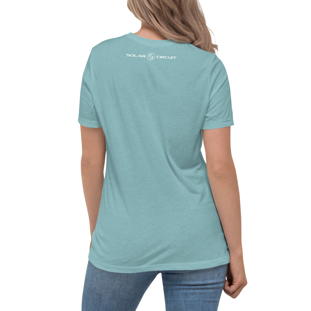 Strange Soiree: Women'd T-Shirt [light aqua]