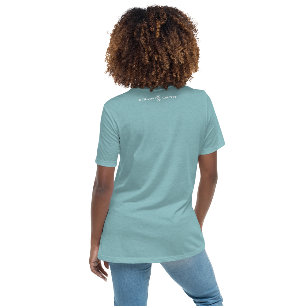 Strange Soiree: Women'd T-Shirt [light aqua]