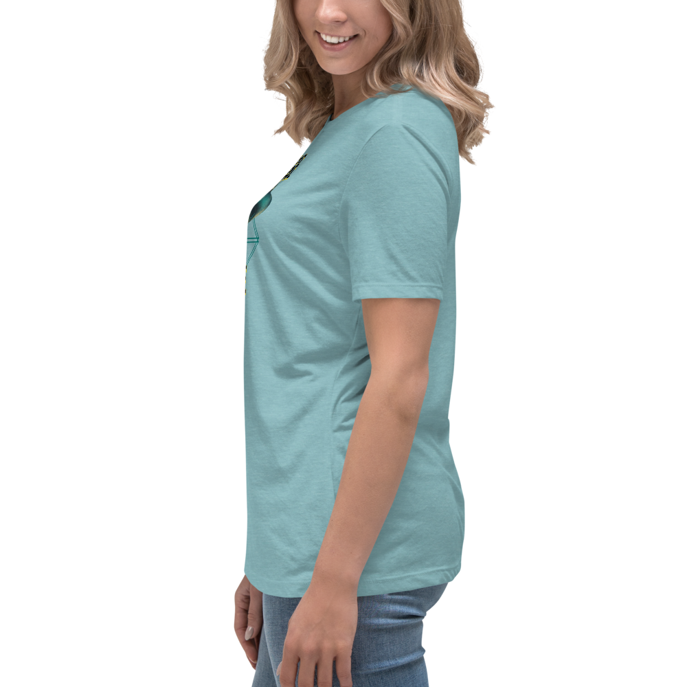 Strange Soiree: Women'd T-Shirt [light aqua]