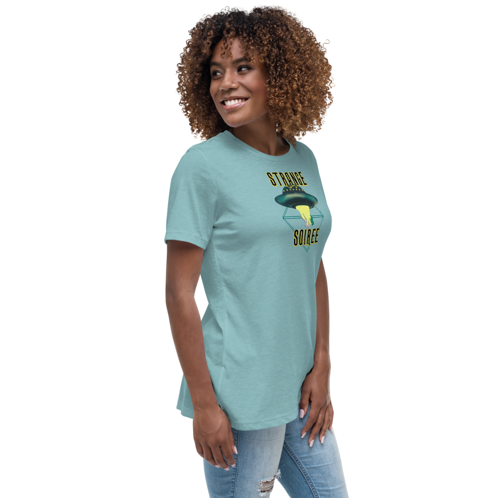 Strange Soiree: Women'd T-Shirt [light aqua]